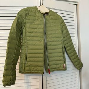 Hunter Original thin quilted jacket green XS